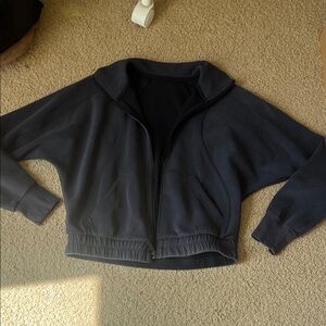 lululemon athletica Navy Zip Bomber Jacket